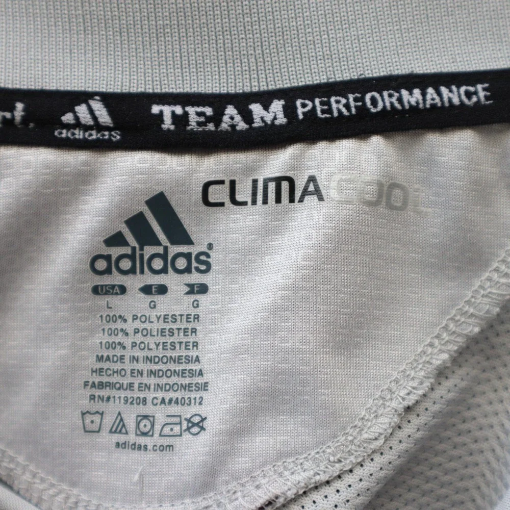 Texas A&M Aggies Polo Shirt Mens‎ Large Adidas ClimaCool Golf Gray Short Sleeve